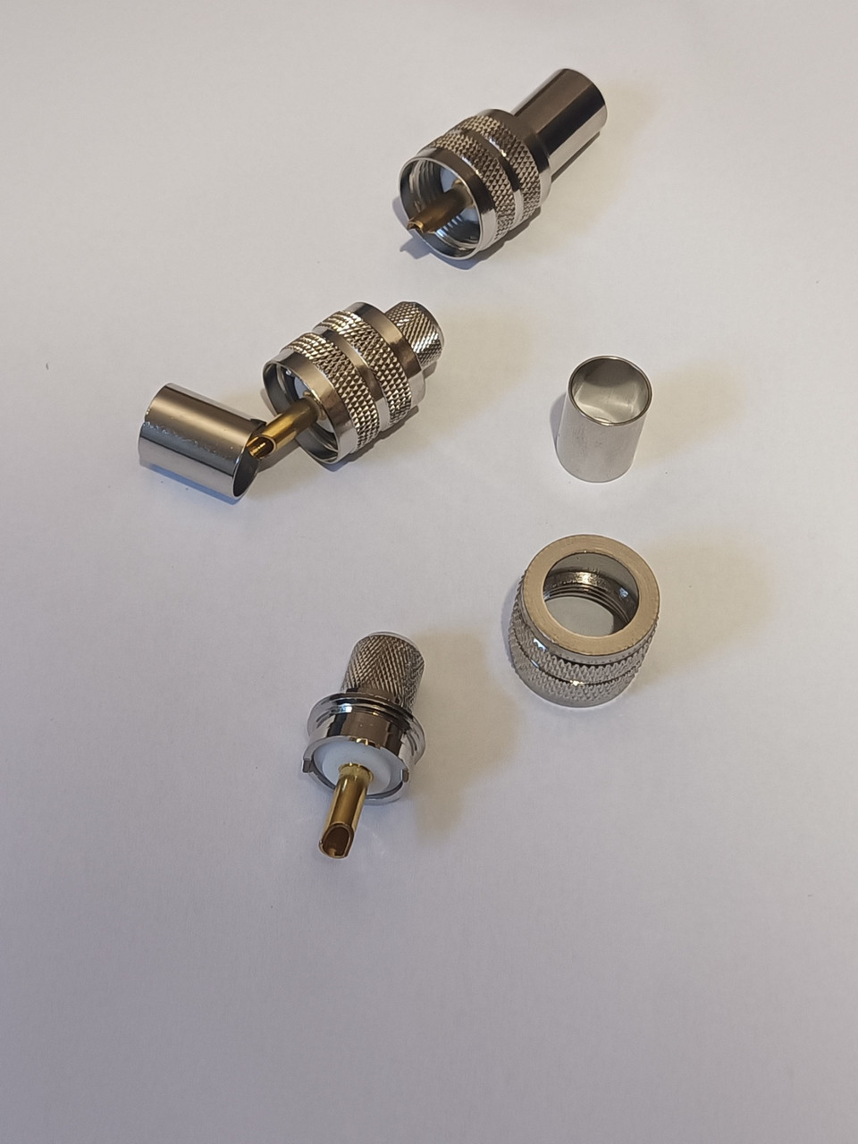 Штекер UHF (male), PL-259 обтискний на кабель RG-8, RG-213, RG-214, LMR400, SYV-50-7, RG-165, 7D-FB