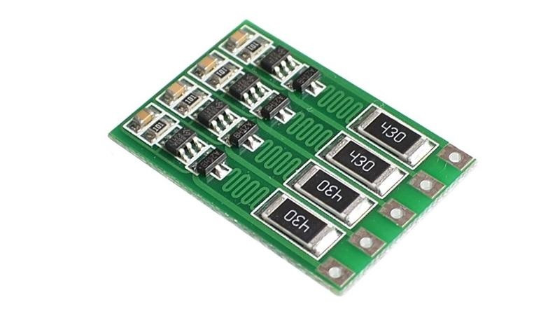 Плата балансир для літієвих акумуляторів Li-Ion 4S 16.8V 100mA