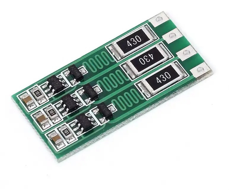 Плата балансування акумуляторів 3S Li-Ion 12.6V / 100 mA