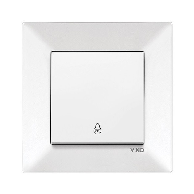 Кнопка дзвінка Viko Meridian, білий 90970006-WH