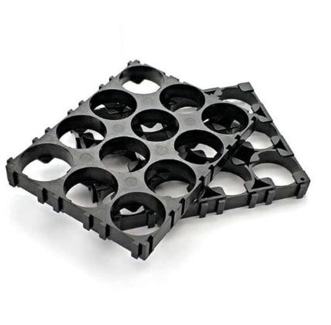 Пластиковий холдер для акумуляторів 3×4 21700