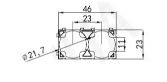 Пластиковий холдер на 1×2 акумулятора 21700