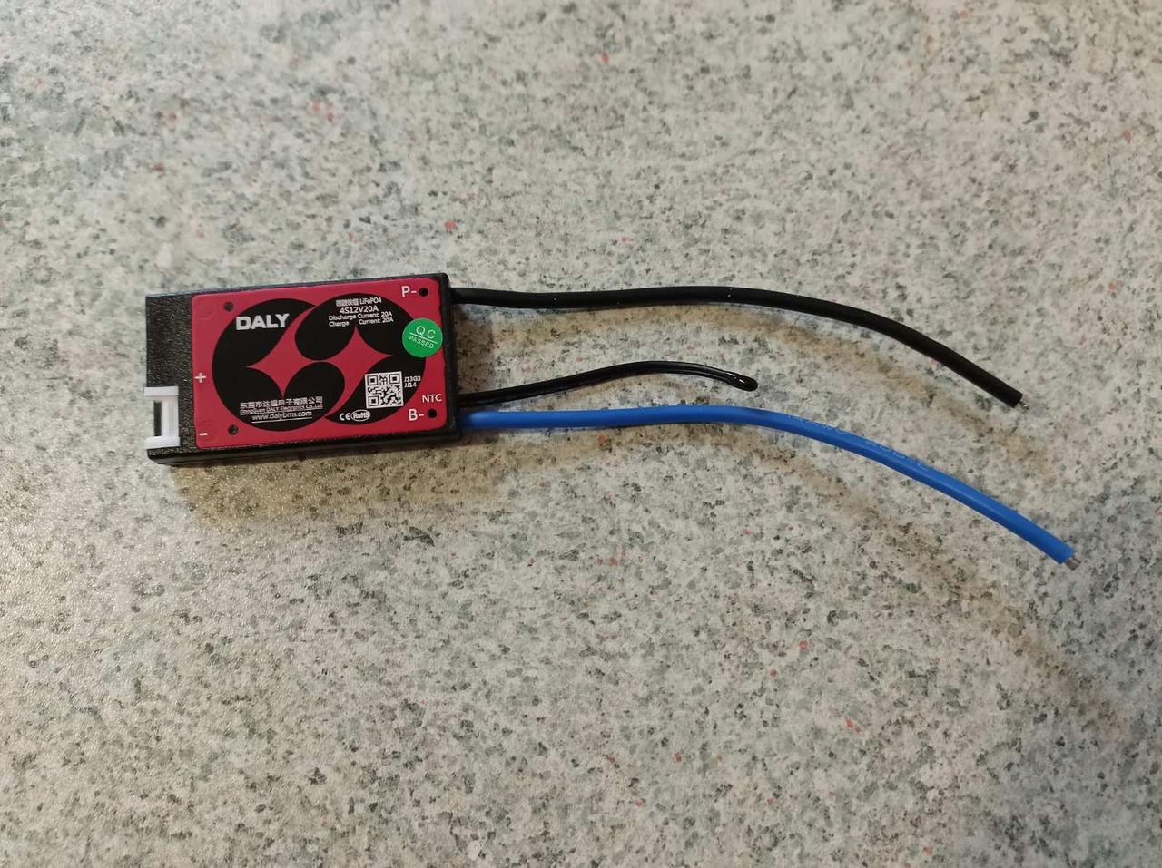 BMS плата DaLy LiFePO4 12V 4S 20A