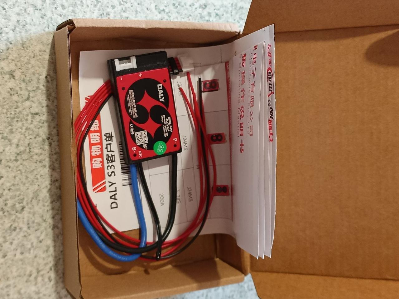 BMS плата DaLy LiFePO4 12V 4S 20A