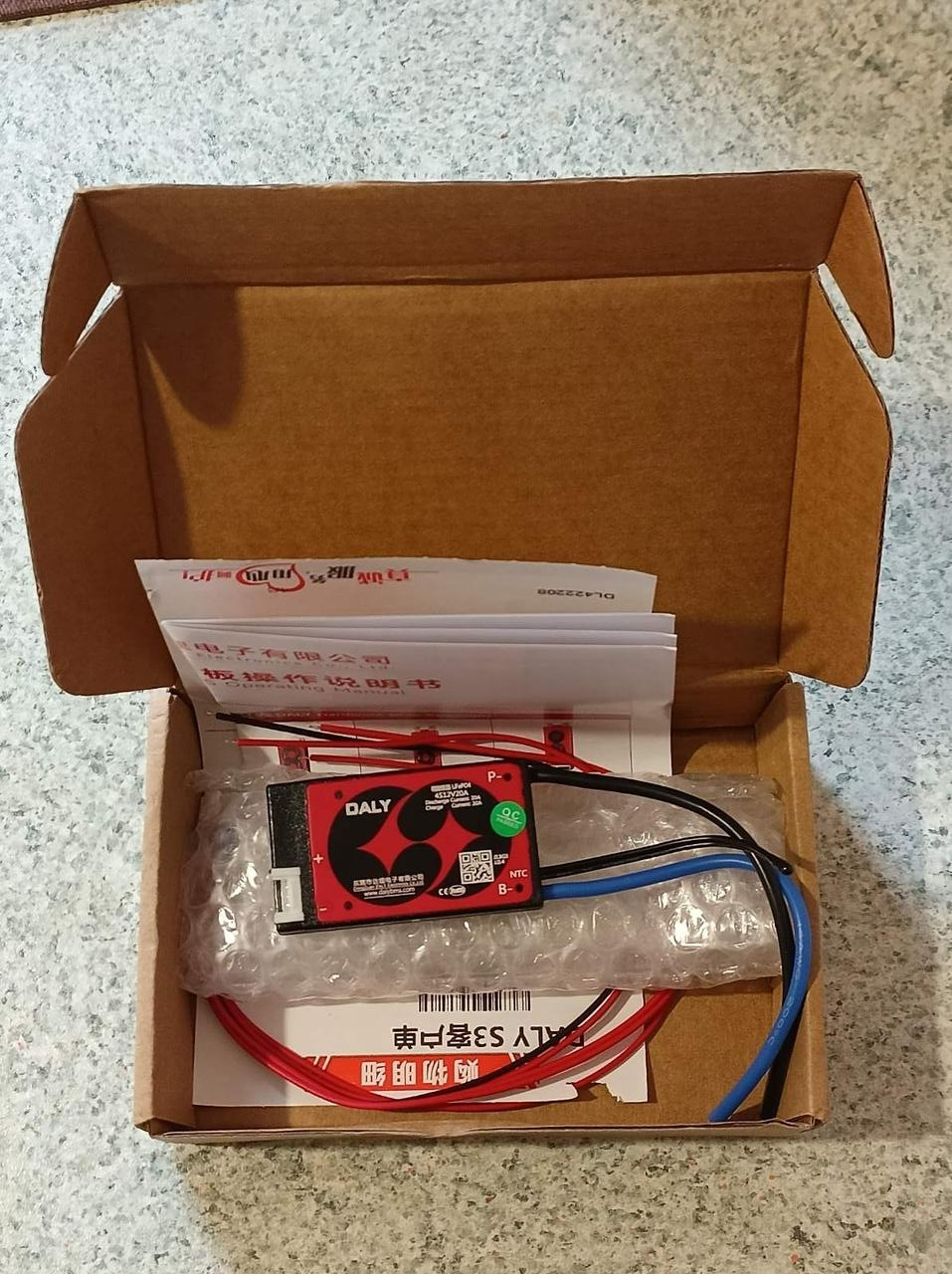 BMS плата DaLy LiFePO4 12V 4S 20A