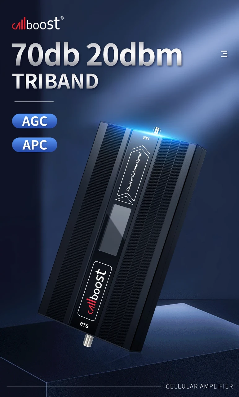 Підсилювач мобільного сигналу Callboost 900/1800/2100 MHz | Репітер 2G/3G/4G для дому та офісу