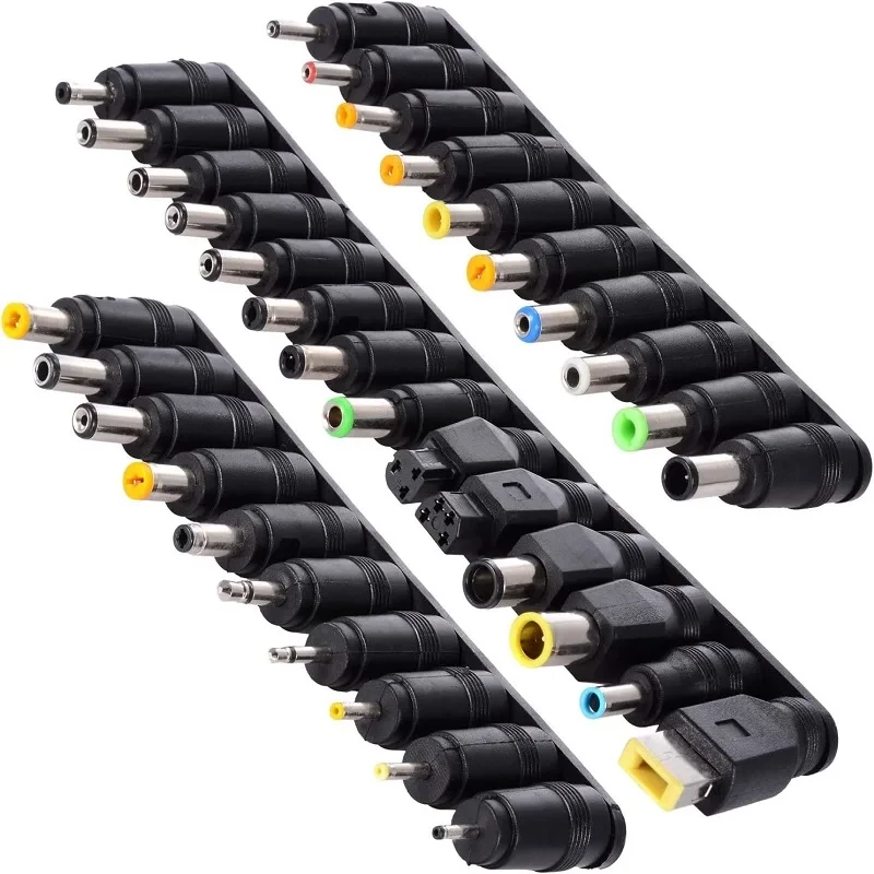Комплект Baseus 240W Digital GaN Charger 3C+U+DC + 34PCS універсальні DC перехідники 5.5×2.1