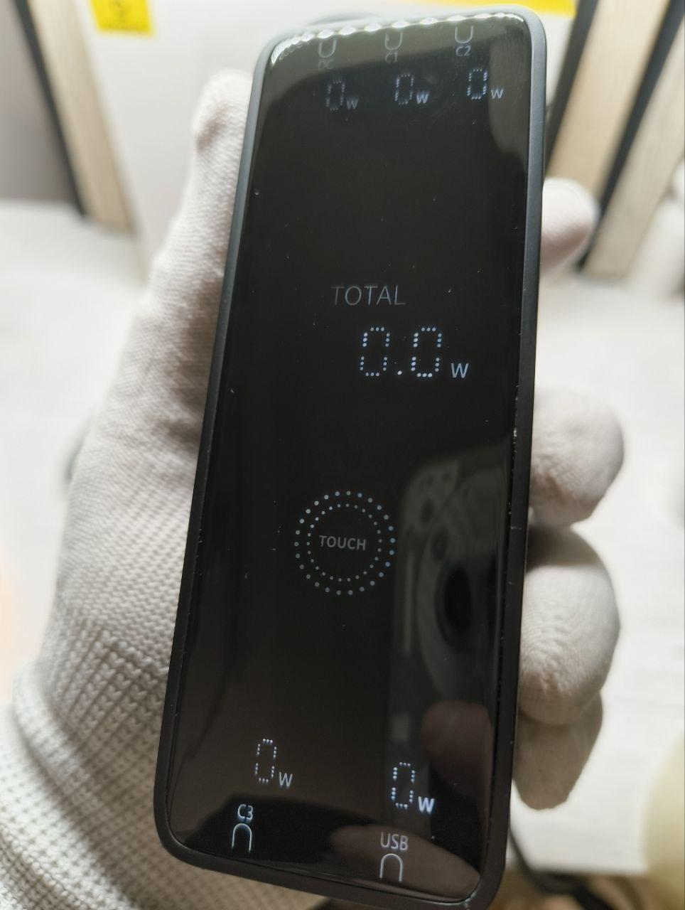 Комплект Baseus 240W Digital GaN Charger 3C+U+DC + 34PCS універсальні DC перехідники 5.5×2.1