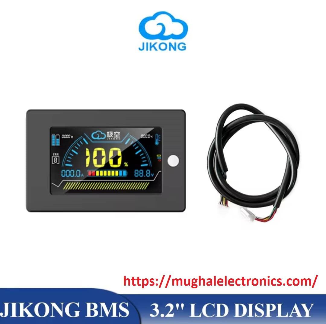 LCD дисплей 3.2" для BMS-плати Jikong з функцією активації BMS кнопкою