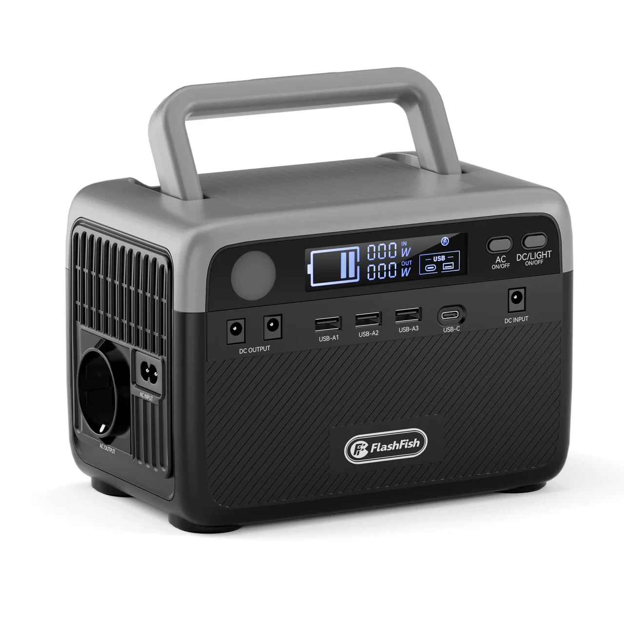 Портативна зарядна станція Flashfish BP030B | 300 Вт 230.4 Вт·год / 72000 мАч