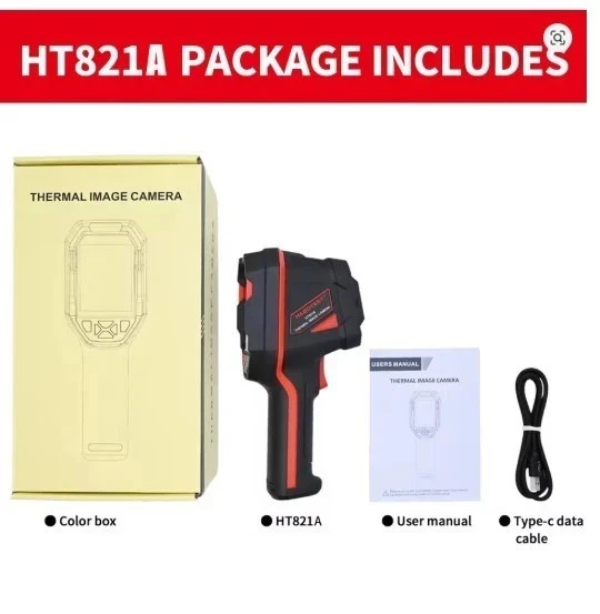 Тепловізор HABOTEST HT821A професійний 240×240, -20...+550°C, екран 2.8", 8 ГБ памʼяті