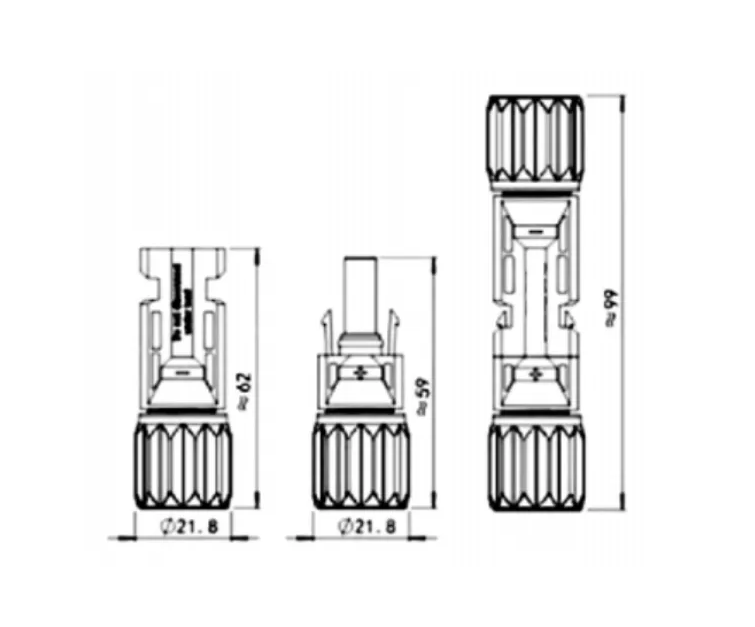 Розʼєм MC4 сонячний конектор 30A 1000V (2шт)