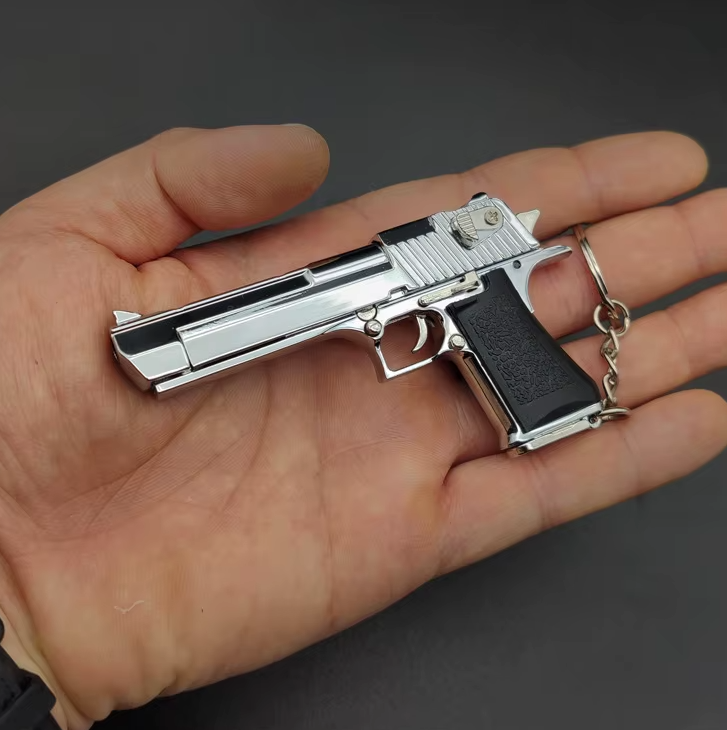 Брелок для ключів Desert Eagle 1:3 металевий пістолет-мініатюра, сувенір-подарунок