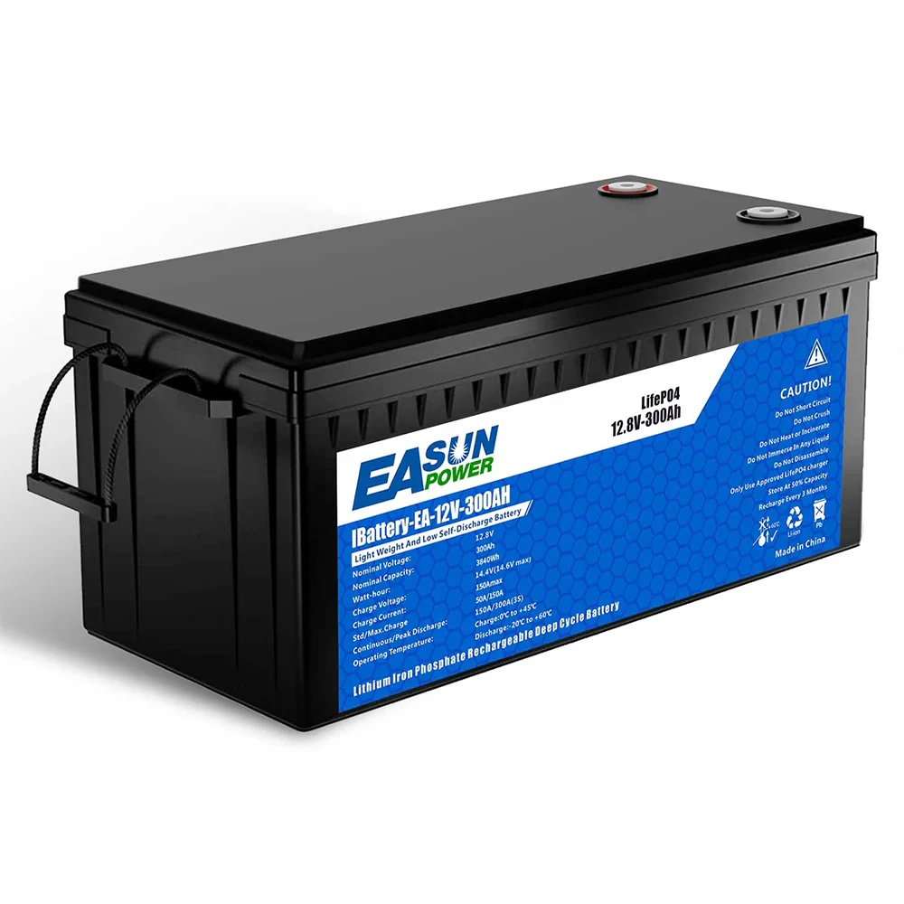 Акумулятор LiFePO4 12V 300Ah Easun Power 3840Wh BMS 200A для інвертора та сонячної станції
