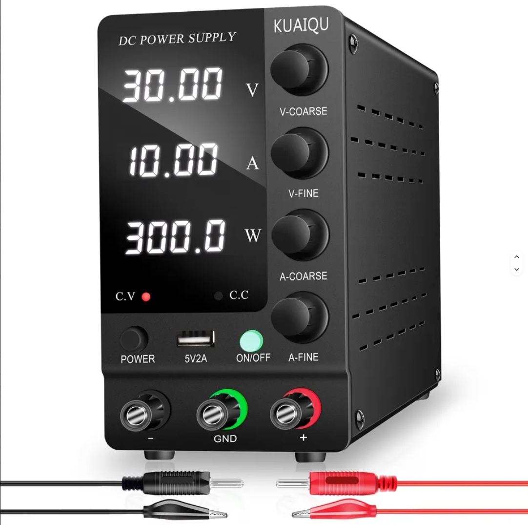 Лабораторний блок живлення KUAIQU SPS-C3010S 0–30 В 0–10 А 300 Вт із захистом OCP/OVP